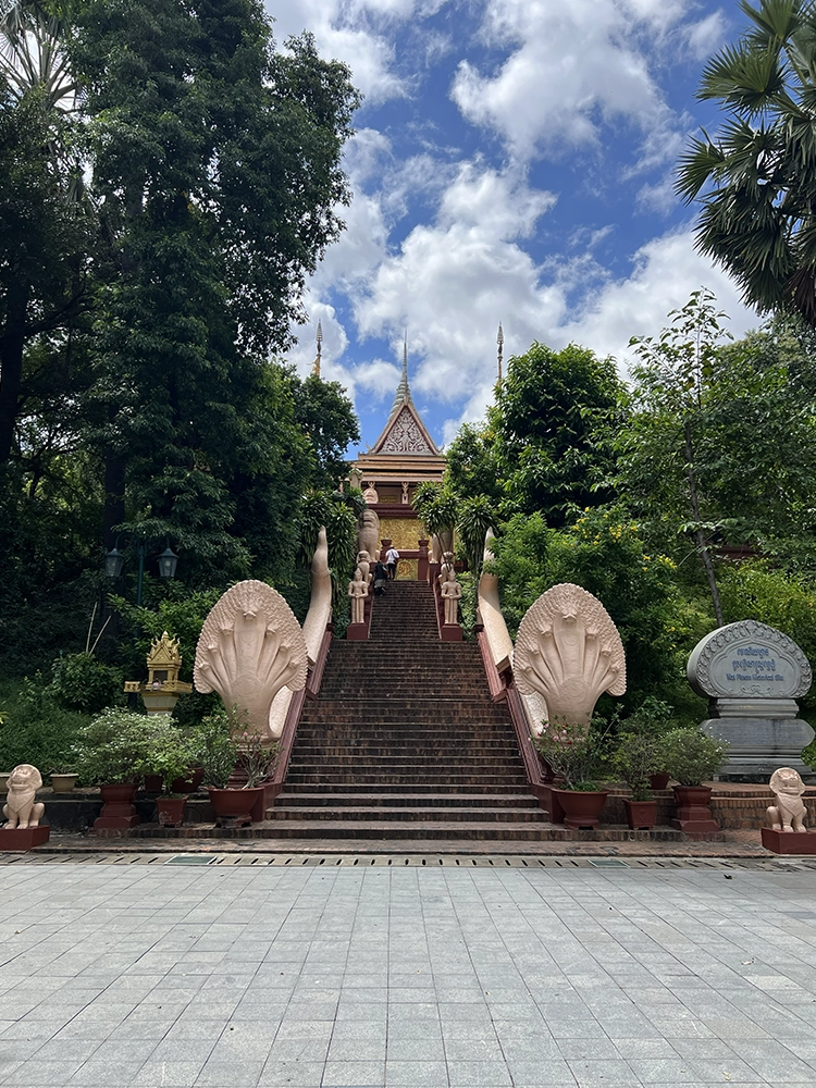 Wat Phnom Front Stair