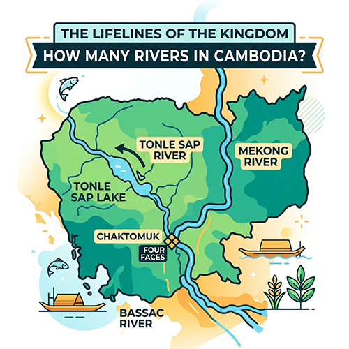 How Many Rivers are in Cambodia
