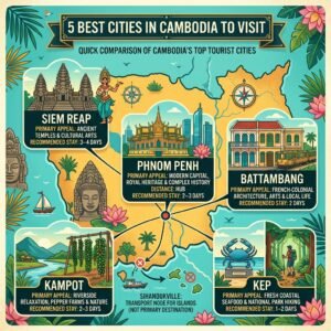 5 Best Cities in Cambodia to Visit